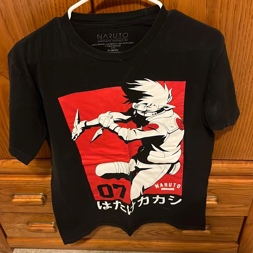 BLACK KAKASHI, NARUTO SHIRT